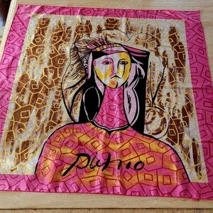 Vintage XL Piscasso Scarve